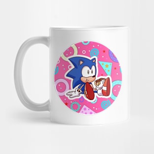 Sonic Loves Hotdogs Mug